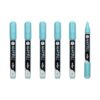 MARBEL - DA0226004230Cpack - Set of 6 Universal Markers with a Medium Round Tip, 4 mm, Lagoon Blue, No. 230 - Creative Leisure DIY Accessories - for Drawings