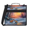 Mardesigns Forest Foxes Zipper Binder Bag 3 Ring