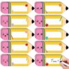 Marhpveua 144 Pcs 4.98 x 1.67 Inch Pencil Name Tag Stickers