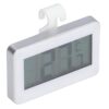 Marhynchus Digital Thermometer Monitor Mini Electronic Temperature Meter with Plastic Shell LCD Display for Indoor Outdoor Use Built in Battery Button Operation