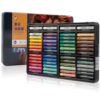 Marie's Oil Pastels Set, Tin Box 48 Colors + 4 Bonus White Sticks, Rich Pigments, Smooth Soft Texture for Painting, Drawing and Sketching - for Artists, Beginners, Students and Teachers (10 x 70 mm)