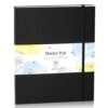 Marker Paper Pad 5.5 × 8.5 in, 50 Sheets, Spiral Bound, 120gsm