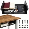 MARNNOU 17.5" X 12" Under Desk Storage Shelf Drawer for Office Tables