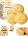 Mashed Potato Squishy Handmade Fidget Realistic Fake Food Stress Ball