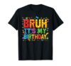 Master Builder Building Blocks Kids Bruh It's My Birthday T-Shirt