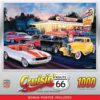 MasterPieces - 1000 Piece Jigsaw Puzzle, Route 66 Dogs and Burgers, Fun for Adults, Family, Kids, 19.25" x 26.75"