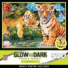 MasterPieces - 500 Piece Jigsaw Puzzle, Glows in the Dark, Hidden Images, A Watchful Eye, Fun for Adults, Family, Kids, 15" x 21"