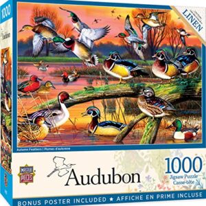 MasterPieces 1000 Piece Jigsaw Puzzle for Adults, Family, Or Youth - Autumn Feathers - 19.25"x26.75"