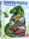 MasterPieces 100 Piece Shaped Jigsaw Puzzle for Kids - Dinosaur Days - 14"x19"