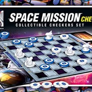 MasterPieces Family Game - NASA Checkers - Officially Licensed Board Game for Kids & Adults
