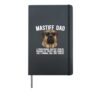 Mastiff Dad Definition Dad Of An English Mastiff Father Hardcover Journal, Black