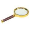 Masyrt Magnifying Glass, Optical Glass High Transparency Ultra Clear Small for Reading Learning, with Plastic Acrylic Frame for Home Office Travel