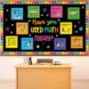 Math Bulletin Board Classroom Decorations Set Educational Maths Posters Mathematics Paper Cutouts for Back to School Chalkboard Wall Door Decor Teacher Supplies (Have You Used Math Today)
