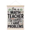 Math Classroom Decor, Math Classroom Must Haves, Teacher Classrooms Decor, Mathematics Funny Wall Hanging Banner Gift for Teacher