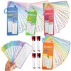 Math Flash Cards 4 Sets Erasable Multiplication Flash Cards 0-12 Educational Math Flashcards with Pens for Add Subtract Divide Multiply for Kids Self Check Classroom Home Toys Games..