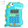 Math Games for Kids Ages 5-12, Portable Kids Calculator Toy, Addition Subtraction Multiplication Division Practice, 4 Logic Modes, 100,000 Questions, Fun Educational Math Toy, Dinosaur Toy for Kids