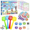 Math Swat Game for Kids, Addition Subtraction Multiplication Division, Number Recognition 1-100 Game, Math Manipulatives for Kindergarten 1st 2nd 3rd Grade, Homeschool Classroom, Back to School