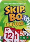 Mattel Games Skip-Bo Deluxe Card Game for Kids, Grown-Ups & Family Nights in Tin Packaging, Color Blind Accessible Deck for 2 to 6 Players Ages 7+ (Amazon Exclusive)