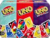 Mattel Games UNO Card Game with 2 Add On Packs with Storage Tin
