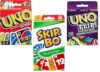 Mattel Uno, Flip and Skip-Bo Card Game, Combo Pack of 3