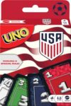 Mattel UNO US Men's National Team Card Game for Kids, Adults & Family with a Special Rule.