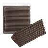 MATUFF Brown hot Glue Stick Full Size 0.43” Dia x 8” Long, 52 pcs Hot melt Adhesive Glue Sticks, Colored Glue Gun Sticks for Christmas Decoration DIY Crafts Arts School Home Gluing Project
