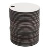 Mavaol 30 Pcs Heat Transfer Blank Name Plates Unfinished Blank Nameplates DIY Name Tag Blank Cup Card Decoration Supplies (Round)