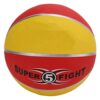 Mavaol Rubber Basketball Size 5 Indoor Training Game Sweat Absorption Kids (Red Yellow)