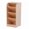 MAXCRIL INDÚSTRIA DE MATERIAIS PARA ESCRITORIO LTDA EPP Waleu Nude Diagonal Desk Organizer
