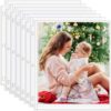 MaxGear 120 Pack 8x10 Photo Sleeves for 3 Ring Binder(120 Picture),1 Pocket