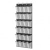 Maximize Closet Space with This Over-the-Door Shoe Organizer, Clear Mesh Pockets for Easy Visibility, No-Drill Hanging Storage Solution