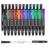maxtek Magnetic Dry Erase Markers, Ultra Fine Tip, 0.7mm, 12 Colors