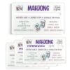 maytcang Mahjong Line Reader with Rules 4 Pack Acrylic Mahjong line Finder ADHD Dyslexia Overlays Guided Reading Tool Instructions for Beginners, Mah Jongg Accessories, Mah Jongg Gifts for Women