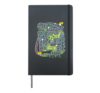 Maze Road I Car Puzzle Fun Maze Kids Hardcover Journal, Black