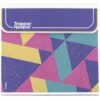 Mead Trapper Keeper Binder, Retro Design, 1 Inch Binder with Folders and Pockets, Holds 8-1/2" x 11" Paper, Colorblock (260038FN-ECM)