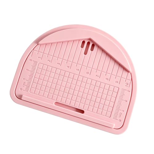 Measured Clay Earring Guide Board, Jewelry Layout Tool with Debris Tray for Repeated Hole Placement Task Use Daily Clay Earring Layout Tool Hole Guide Board Jewelry Worktable Ruler Marks Tray
