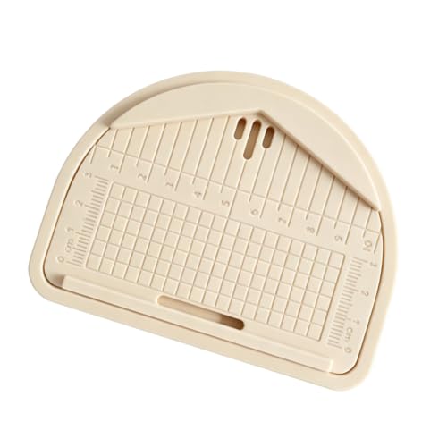 Measured Clay Earring Guide Board, Jewelry Layout Tool with Debris Tray for Repeated Hole Placement Task Use Daily Clay Earring Layout Tool Hole Guide Board Jewelry Worktable Ruler Marks Tray
