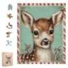 MEATRN Puzzles for Adults & Kids - Christmas Fawn Holiday Wooden Jigsaw Puzzle with Storage Box, 200 Pcs, 8.5"×11", Best Gift for Friends, Festive Family Game Night & Home Decor