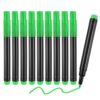 MECCANIXITY 10 Pack Dry Erase Markers Pens, Watercolor Fine Tip Marker, Wet Erase Whiteboard Markers for Paper Drawing Art Supplies Office Home, Pale Green