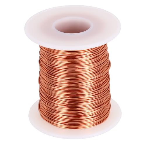 MECCANIXITY 22 AWG Magnet Wire, 22 Gauge Enameled Copper Wire, 8 oz Magnetic Coil Wire for Transformer, Motor, Electric, 155C(311F)