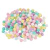 MECCANIXITY 240Pcs Pom Poms, 0.6inch Craft Balls, Light Color Series | Pompoms, 15mm Small Fuzzy Puff Ball Bulk for Arts DIY Creative Crafts Making Party Home Decorations Hobby Supplies