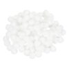 MECCANIXITY 40Pcs Pom Poms, 1.2inch Craft Balls, White | Pompoms, 30mm Small Fuzzy Puff Ball Bulk for Arts DIY Creative Crafts Making Party Home Decorations Hobby Supplies