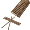 MECCANIXITY Wood Log Sticks 10 Inch Long 0.2-0.5 Inch Dia, Brown 30Pcs | Natural Wooden Craft Sticks with Bark Natural Twigs Rustic Wooden Branches for DIY Crafts Home Decor Festival