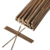 MECCANIXITY Wood Log Sticks 12 Inch Long 0.2-0.5 Inch Dia, Brown 40Pcs | Natural Wooden Craft Sticks with Bark Natural Twigs Rustic Wooden Branches for DIY Crafts Home Decor Festival