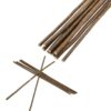 MECCANIXITY Wood Log Sticks 16 Inch Long 0.2-0.5 Inch Dia, Brown 10Pcs | Natural Wooden Craft Sticks with Bark Natural Twigs Rustic Wooden Branches for DIY Crafts Home Decor Festival