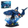 Mechanical Shark Building Set for Adult,1096 PCS Ocean Animal Fish Toy