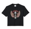 Mechanical Soul Motorcycle Enthusiast Gearhead Drag Racing Comfort Colors Crop Top