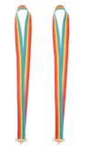 Medal Ribbons 20Pcs Medal Ribbons Metal Lanyards Party Sports Award Neck for Competitions Student Graduates