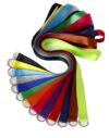 Medal Ribbons 40pcs Hanging Neck Strap Lanyard Rope with Circular Iron Ring Clamp for Card Badge Holder Keys(Color7)