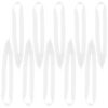 Medal Ribbons 40Pcs Medal Neck Ribbons Secure Clip for Sports Meeting Competition Party Games Relay Races Award(White)